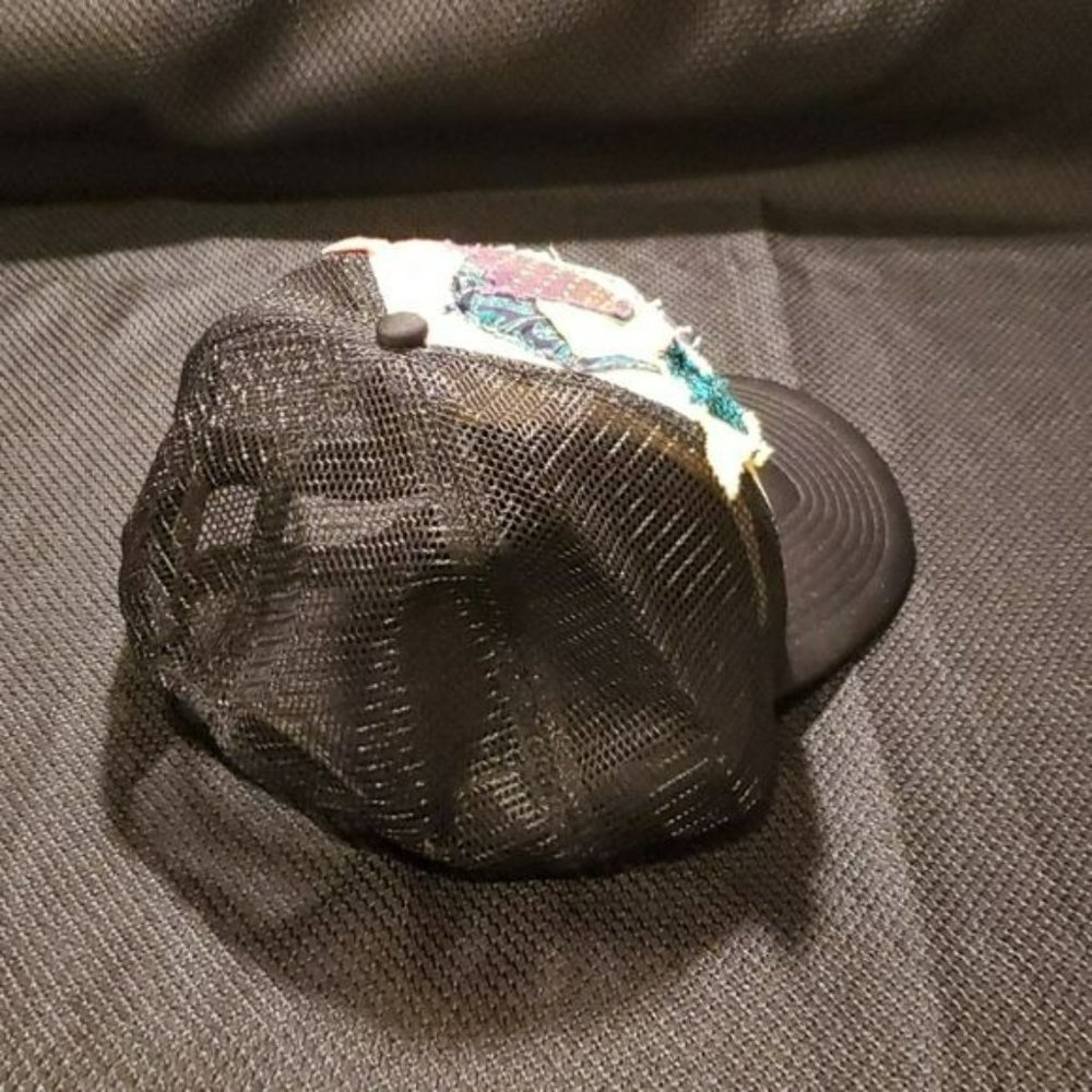 Trucker Hat, Custom Patchwork, Unisex Euc - image 8